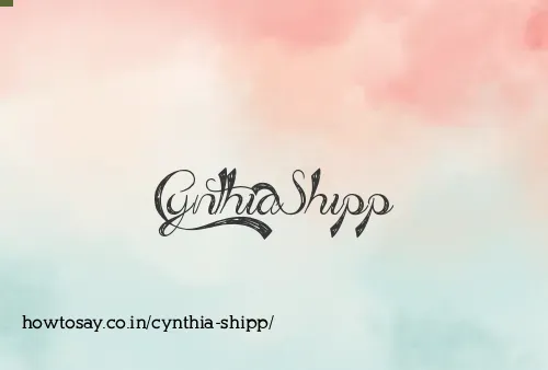 Cynthia Shipp