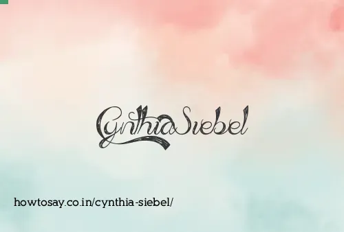 Cynthia Siebel