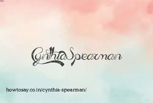 Cynthia Spearman