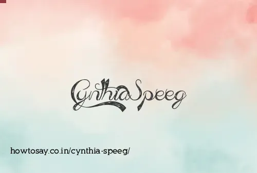 Cynthia Speeg