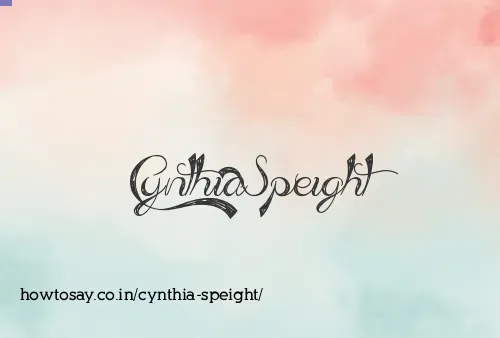 Cynthia Speight
