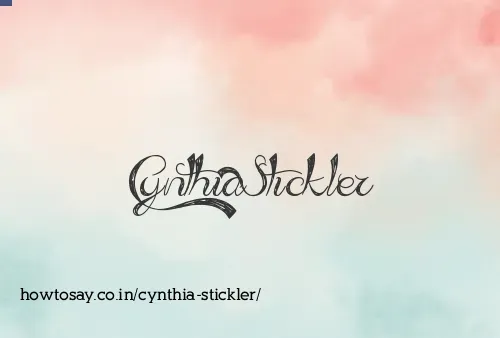 Cynthia Stickler