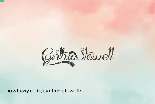Cynthia Stowell