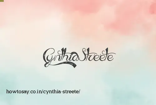 Cynthia Streete