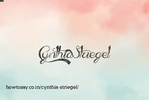 Cynthia Striegel
