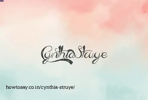 Cynthia Struye