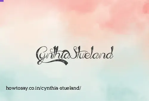 Cynthia Stueland