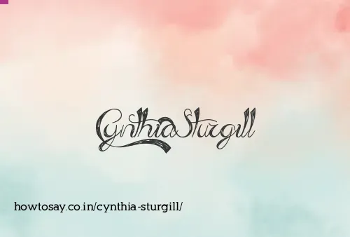 Cynthia Sturgill