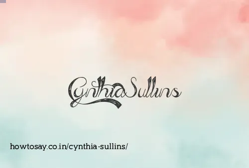 Cynthia Sullins