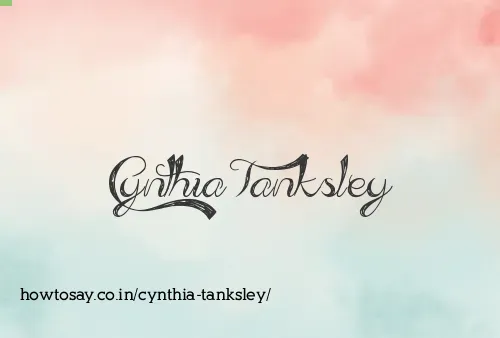 Cynthia Tanksley