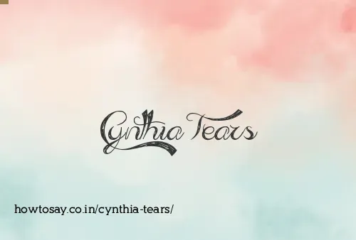Cynthia Tears