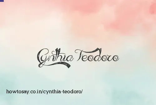Cynthia Teodoro