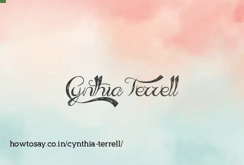 Cynthia Terrell