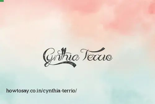 Cynthia Terrio
