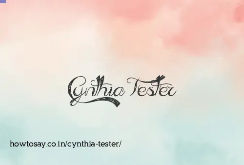 Cynthia Tester