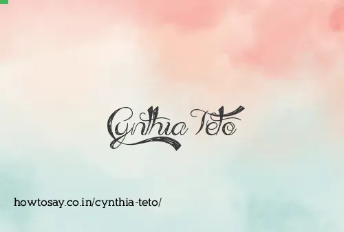Cynthia Teto