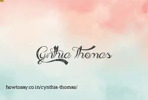 Cynthia Thomas