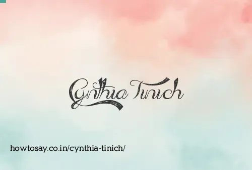 Cynthia Tinich
