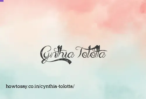 Cynthia Tolotta