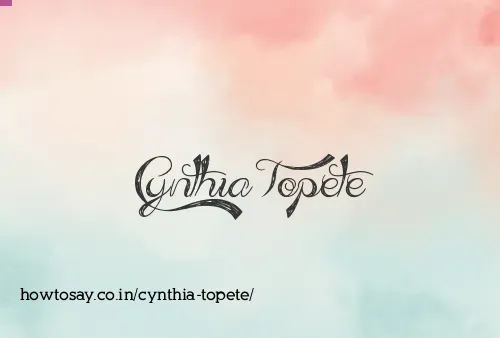 Cynthia Topete