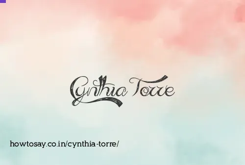 Cynthia Torre