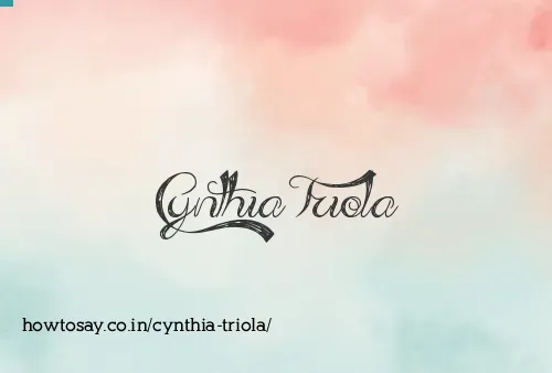 Cynthia Triola