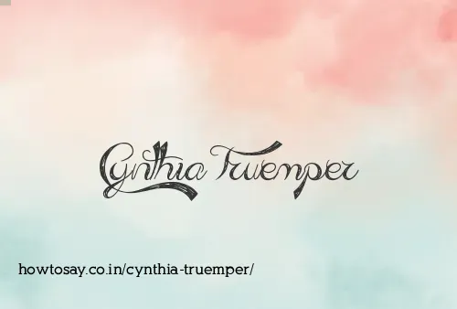 Cynthia Truemper