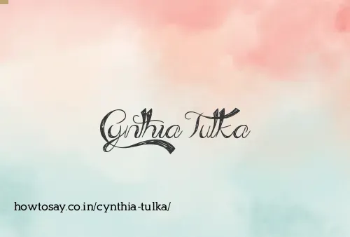 Cynthia Tulka
