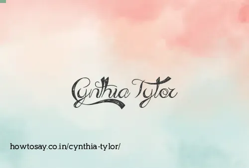 Cynthia Tylor