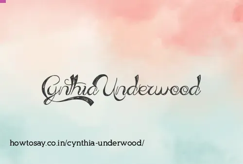 Cynthia Underwood