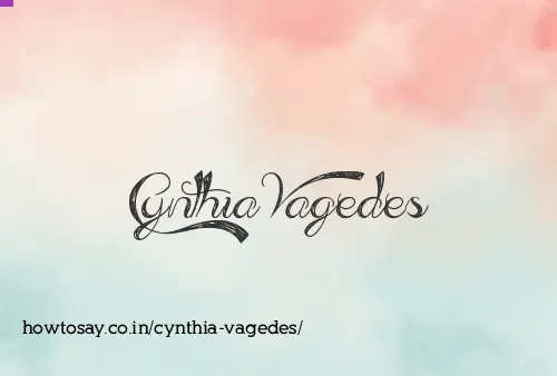 Cynthia Vagedes