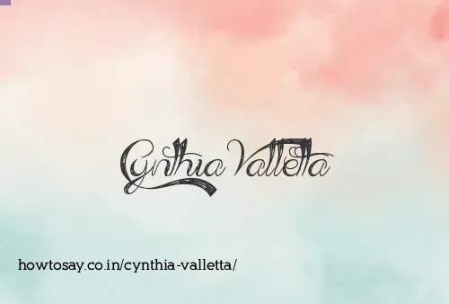Cynthia Valletta