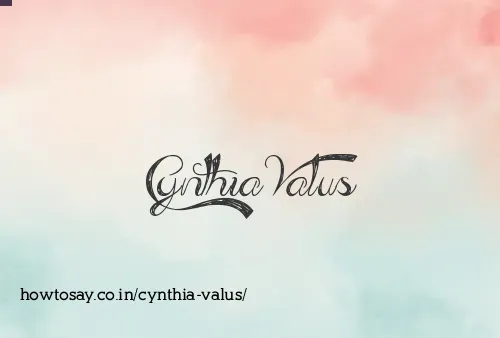 Cynthia Valus