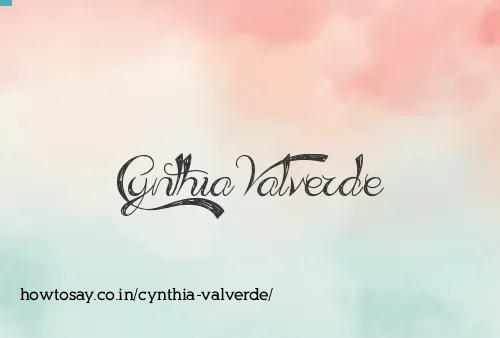 Cynthia Valverde