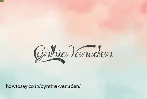 Cynthia Vanuden