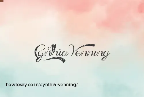 Cynthia Venning