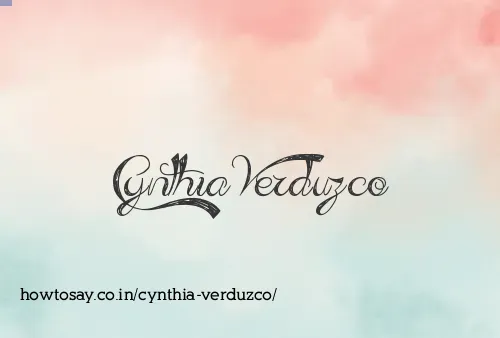 Cynthia Verduzco