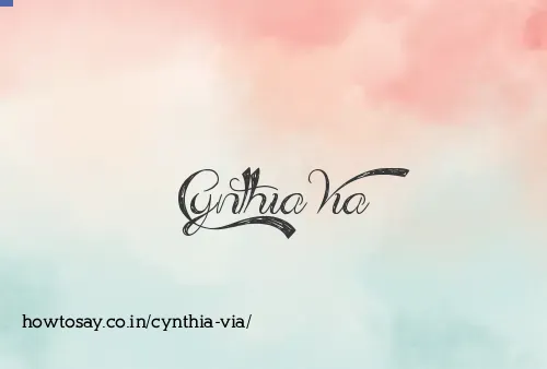 Cynthia Via