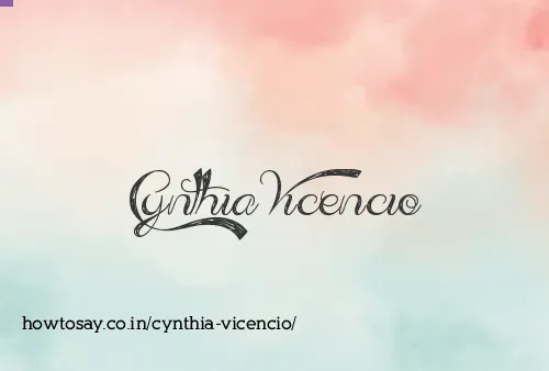 Cynthia Vicencio