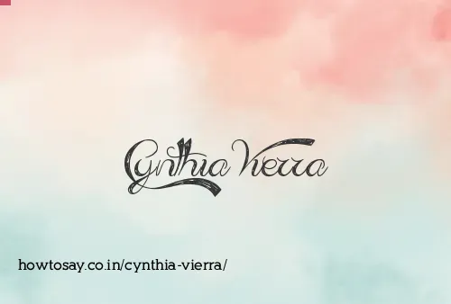 Cynthia Vierra