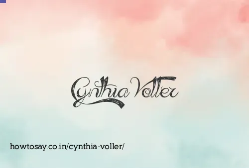 Cynthia Voller