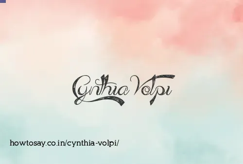 Cynthia Volpi