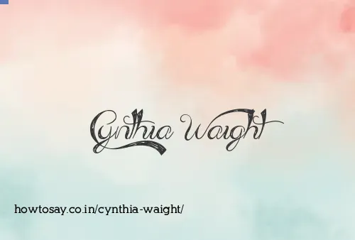 Cynthia Waight