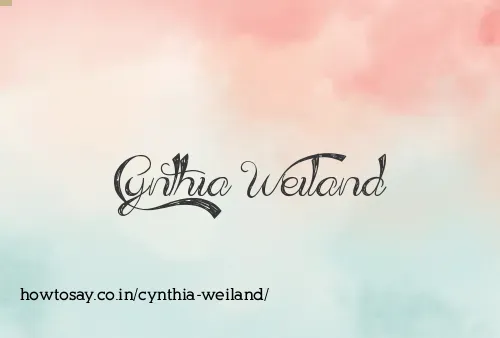 Cynthia Weiland