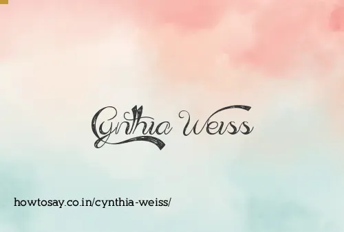 Cynthia Weiss
