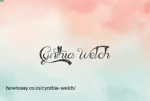 Cynthia Welch