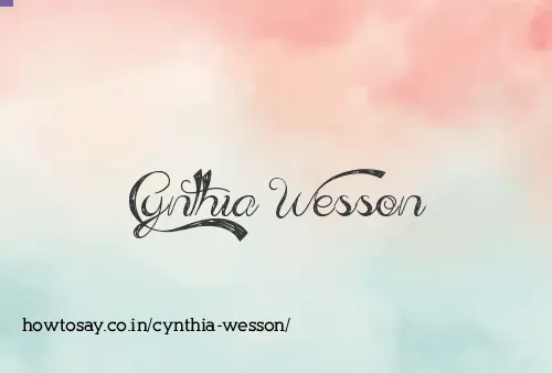 Cynthia Wesson