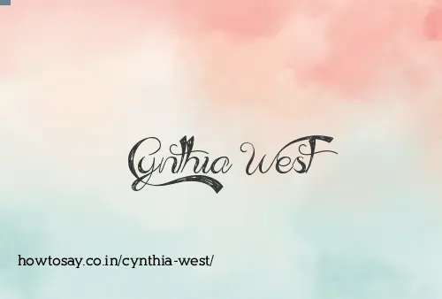 Cynthia West