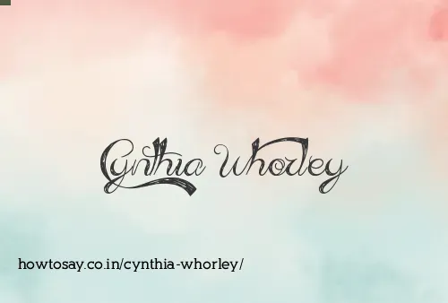 Cynthia Whorley