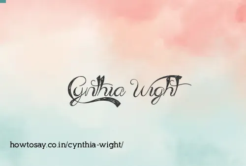 Cynthia Wight